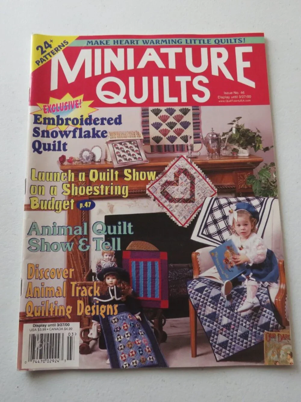 Miniature Quilts Vintage Magazines Lot of 4 1999, 2000 Set 2